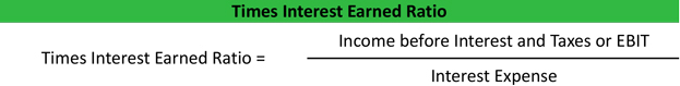 Times Interest Earned Ratio Analysis Formula Get Business Strategy 3774